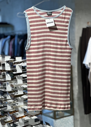NPS tank top BW Stripe Ecru/Wine/Lt.Blue Nørgaard På Strøget 